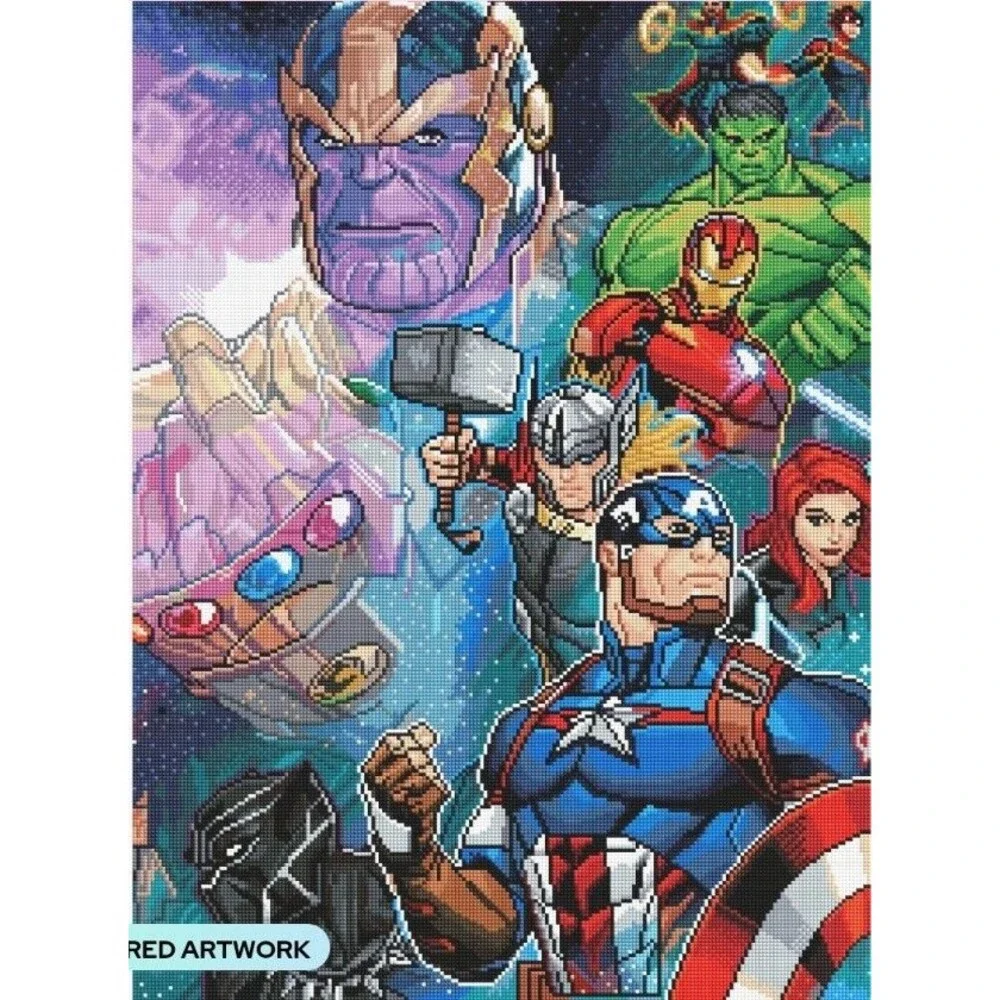Diamond Art Club Marvel Avengers Thanos Diamond Dots XL 20